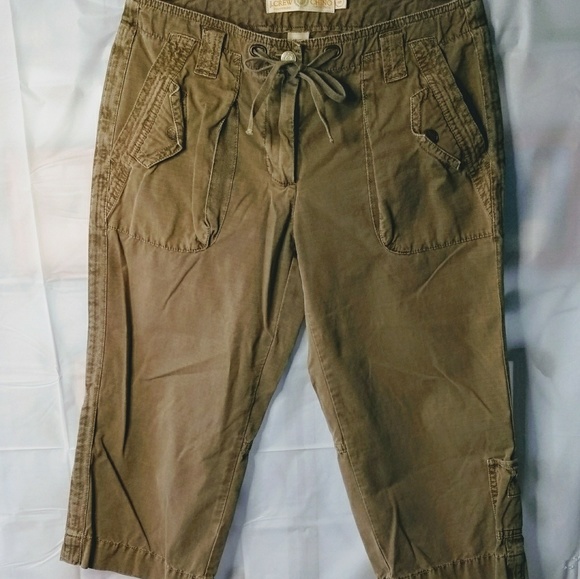 J Crew Chino city fit Capri khaki pants - Picture 1 of 4